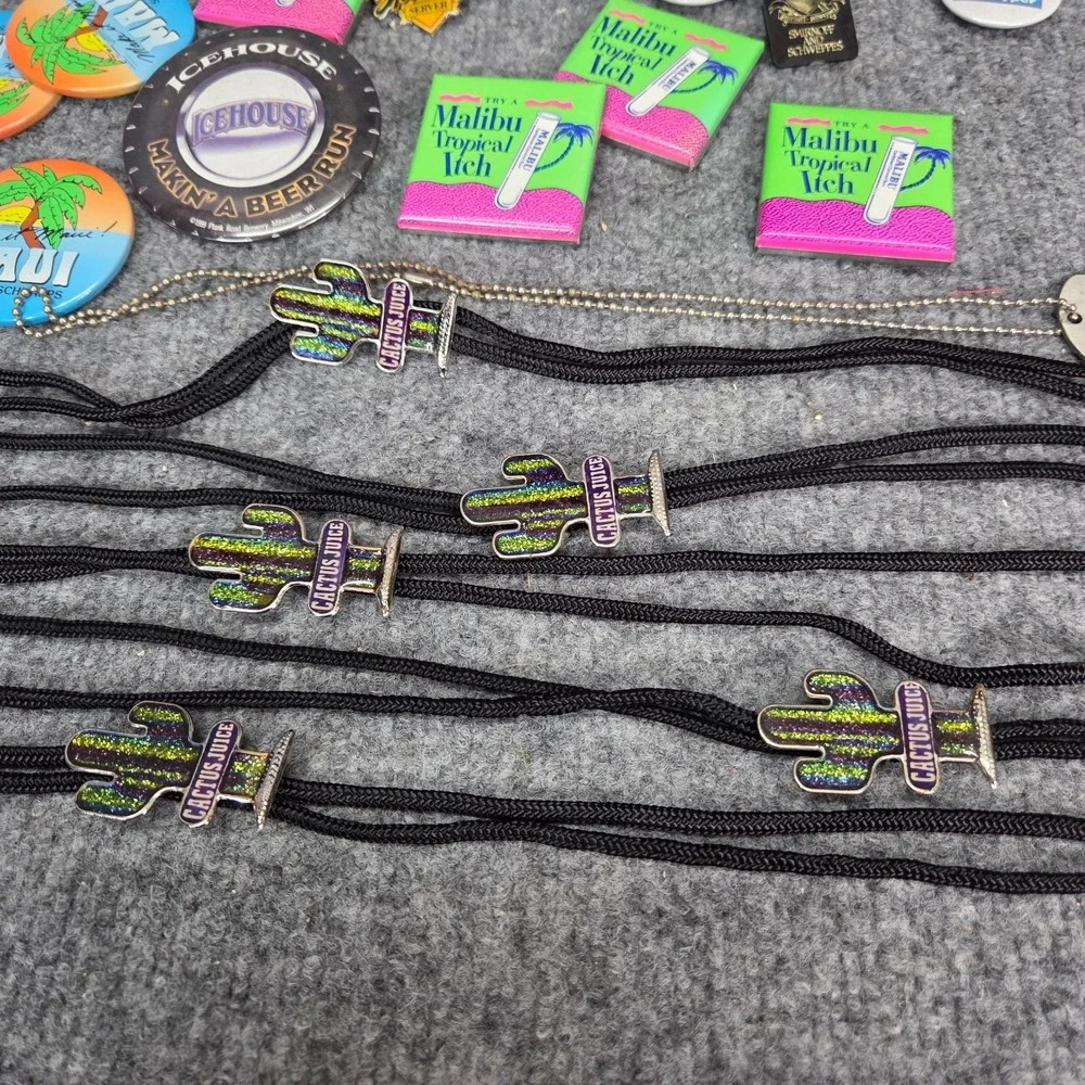 Alcohol Bartender‎ Pins Lot Liquor Shnapps Malibu Jose Cuervo Promo RARE
